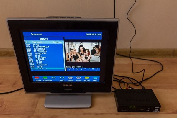 Как настроить телевизор витязь на цифровое вещание через антенну