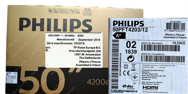 Обзор телевизора Philips (Филипс) 50PFT4203