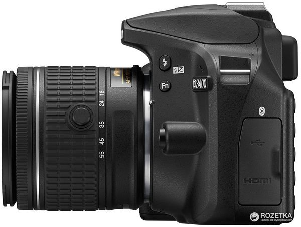 Обзор зеркального фотоаппарата Nikon D3400 kit 18-55mm VR AF-P