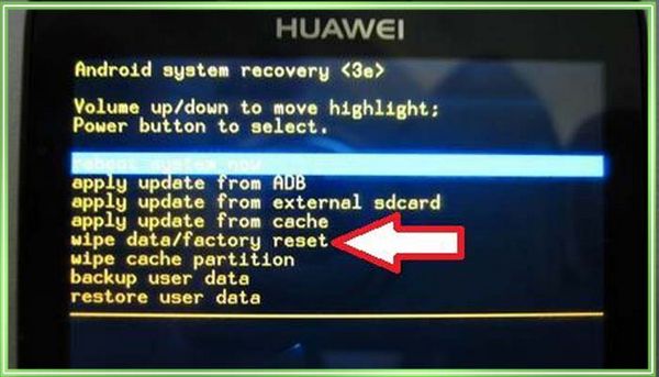 Как сбросить андроид до заводских настроек huawei