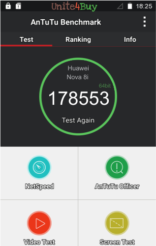 Смартфон Huawei Nova 8 антуту
