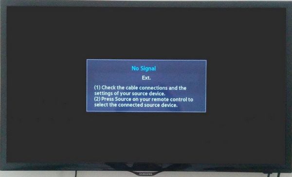 Новый телевизор нет сигнала что делать