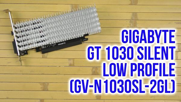 Настройка видеокарты Gigabyte GV-N1030SL-2GL