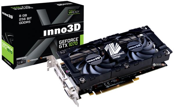 Настройка видеокарты Inno3D GeForce GTX 1070 Gaming OC