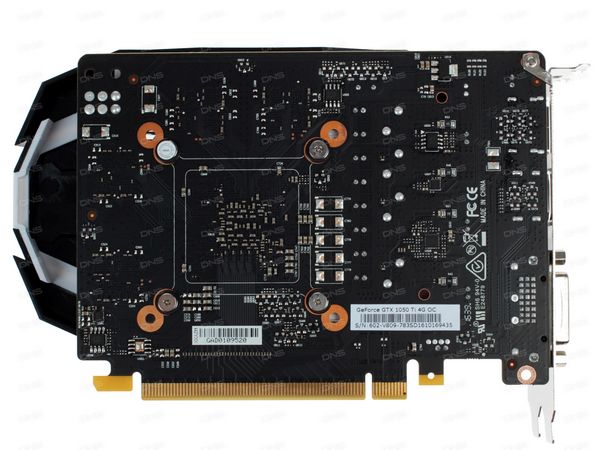 Настройка видеокарты MSI GeForce GTX 1050 Ti 4G OC