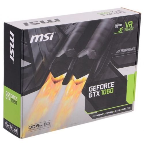 Настройка видеокарты MSI GeForce GTX 1060 6GT OCV1