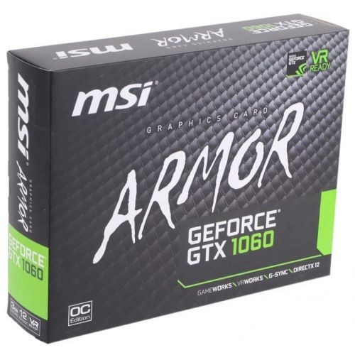 Настройка видеокарты MSI GeForce GTX 1060 ARMOR 3G OCV1