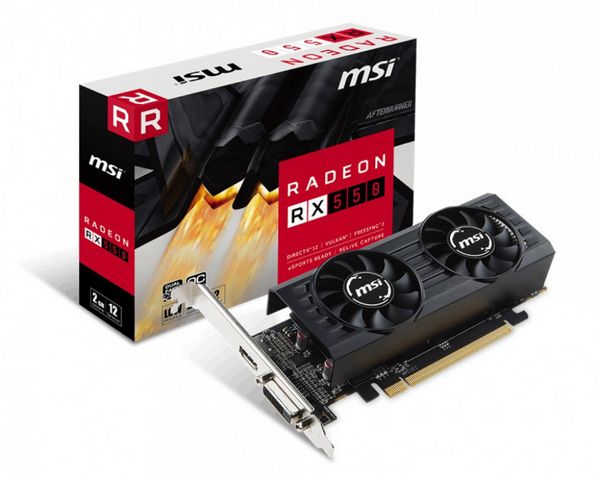 Настройка видеокарты MSI Radeon RX 550 AERO ITX 2G OC