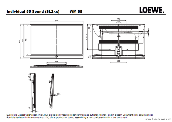 Обзор телевизора Loewe (Лоеве) Individual 55 Slim Frame