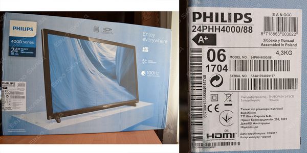 Обзор телевизора Philips (Филипс) 24PHH4000