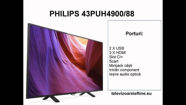 Обзор телевизора Philips (Филипс) 43PUH4900