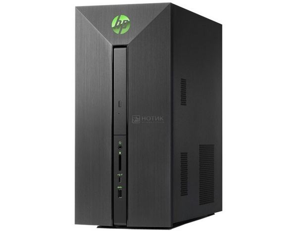 Обзор системного блока HP Pavilion Power 580-008ur (черно-зеленый)