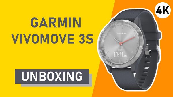 Обзор смарт-часов Garmin vivomove 3S S-E EU Silver Granite Blue Silicone (010-02238-20)
