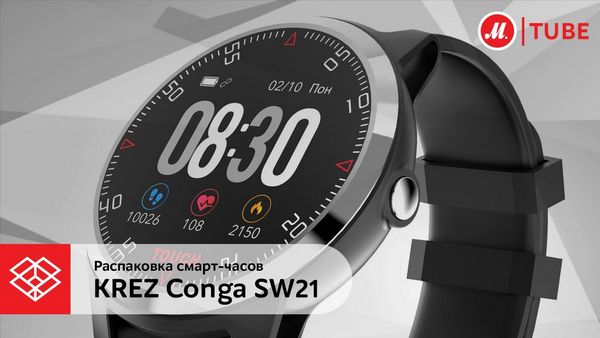 Обзор смарт-часов Krez CONGA (SW21)