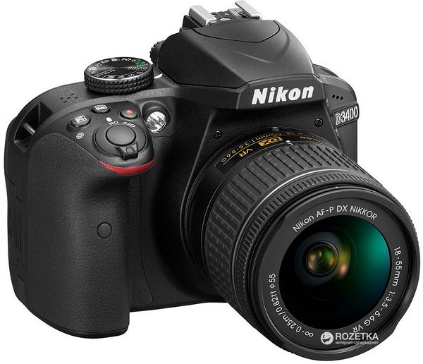 Обзор зеркального фотоаппарата Nikon D3400 kit 18-55mm VR AF-P