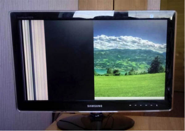 Белый экран на телевизоре samsung
