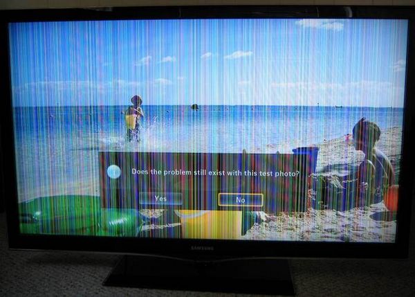 Проблема с подсветкой телевизора samsung