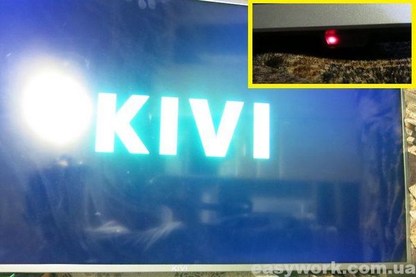 Телевизор kivi не включается после заставки