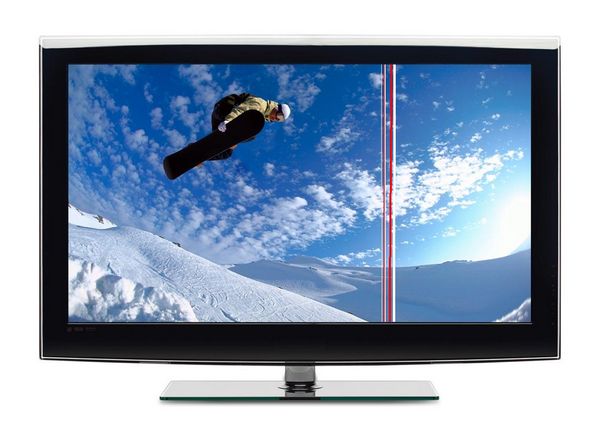 Вертикальные полосы на экране телевизора samsung