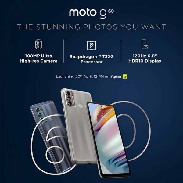 Дисплей Motorola Moto G60 оригинальный