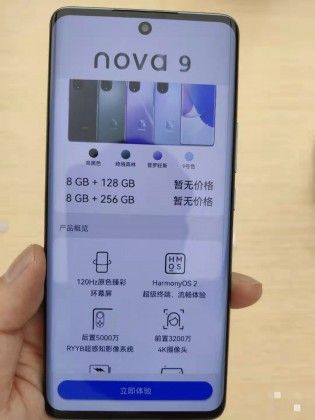 Huawei Nova 9 цап