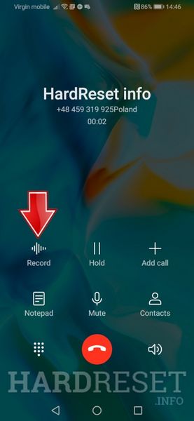 Huawei Nova 9 Pro запись звонков без предупреждения