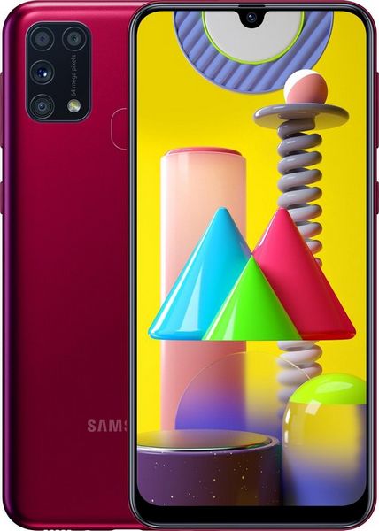 Смартфон Samsung Galaxy M31 red компьютерная техника, смартфоны, планшеты