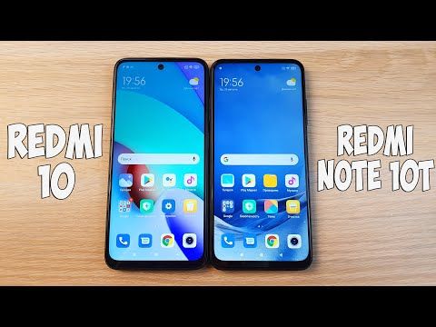 Xiaomi Redmi Note 10 и 10t сравнение